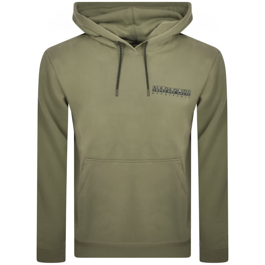 Napapijri B Boyd Hoodie Green Mainline Menswear Denmark